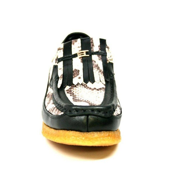 British Walkers Windsor Black Python Skin and Leather Custom Shoes - Picture 5 of 7